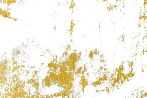 Gold splashes Texture. Brush stroke design element. Stock Photos