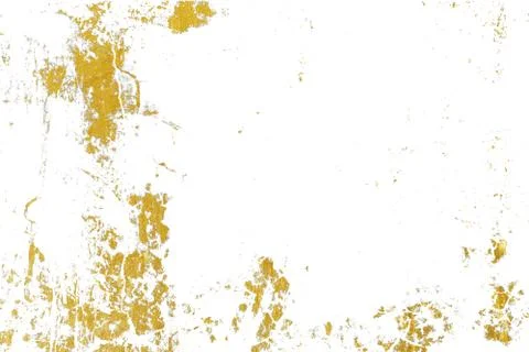 Gold splashes Texture. Brush stroke design element. Foto stock