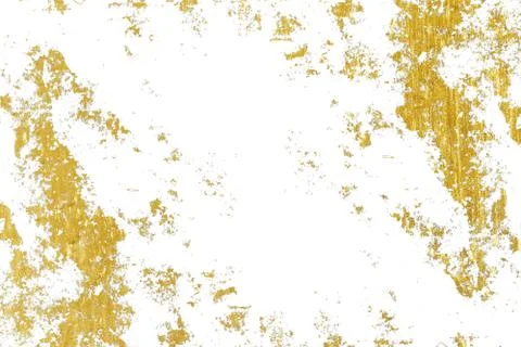 Gold splashes Texture. Brush stroke design element. Stock Photos