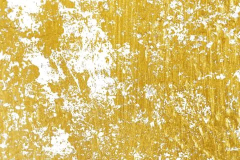 Gold splashes Texture. Brush stroke design element. Stock Photos