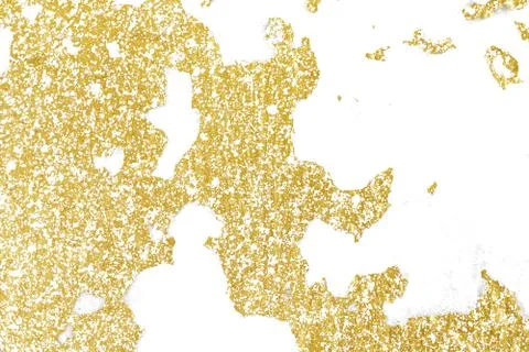 Gold splashes Texture. Brush stroke design element. Grunge golden background  Stock Photos