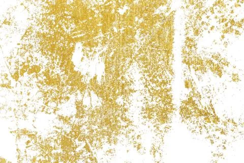 Gold splashes Texture. Brush stroke design element Stock Photos