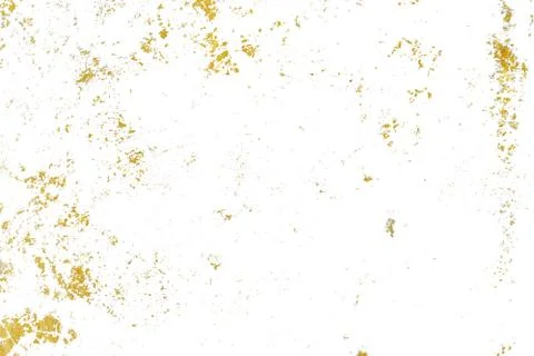 Gold splashes Texture. Brush stroke design element Foto stock