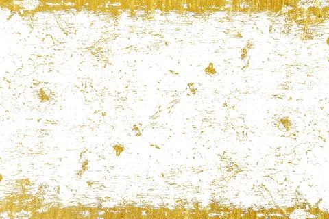 Gold splashes Texture. Brush stroke design element. Grunge golden backgroun.. Stock Photos