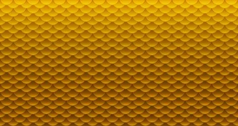 Gold squama. Seamless pattern with golden cells. 스톡 일러스트