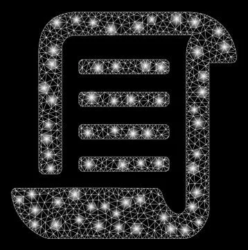 Gold Square Mosaic Roll Document Stock Illustration