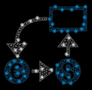 Gold Square Pattern Cashflow Illustrazione stock