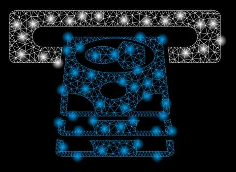 Gold Square Pattern Cashpoint 库存插图