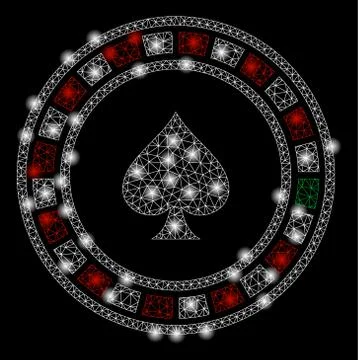 Gold Square Pattern Casino Roulette イラスト素材