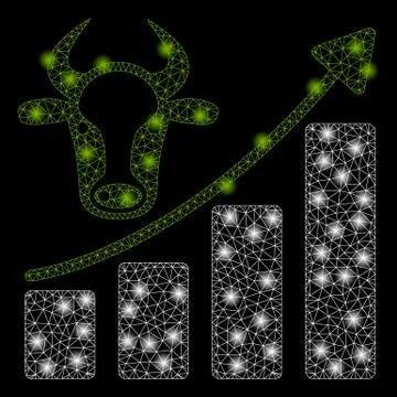 Gold Square Pattern Cattle Chart Grow Up 스톡 일러스트