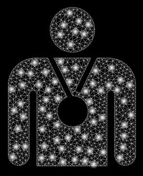 Gold Square Pattern Champion Stock Illustration