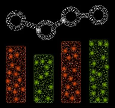 Gold Square Pattern Chart Trend Stock Illustration