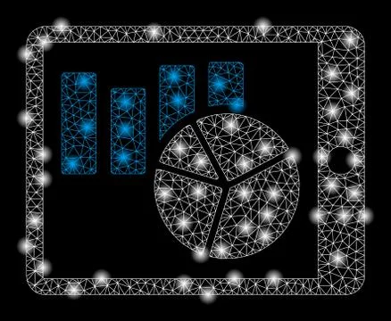 Gold Square Pattern Charts on PDA 스톡 일러스트