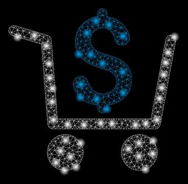 Gold Square Pattern Checkout Stock Illustration