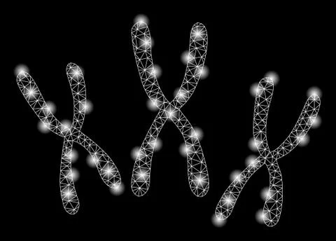 Gold Square Pattern Chromosomes イラスト素材