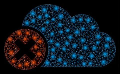 Gold Square Pattern Close Cloud Stock Illustration