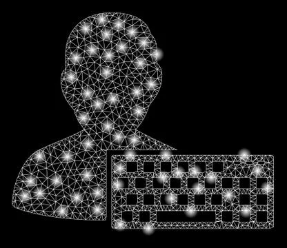 Gold Square Pattern Coder Stock Illustration