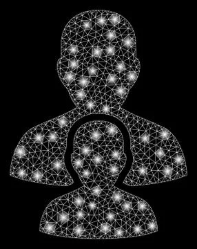 Gold Square Pattern Man Child 스톡 일러스트