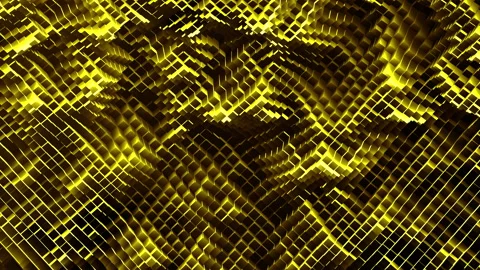 Gold Square Waves Stock Footage 157388311