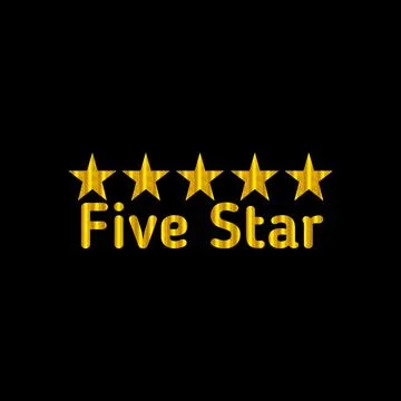 Gold star on black background Stock-Illustration