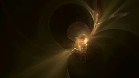 Gold star curves abstract loop motion background Stock Footage 70686309