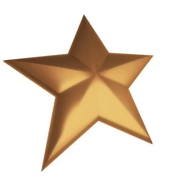 Gold star Stock Illustration