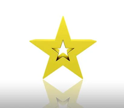 Gold star Stock Illustration