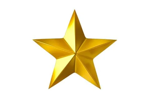 Gold star Stock Illustration