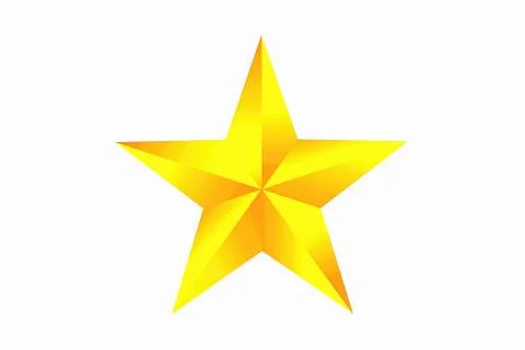 Gold star Stock Illustration
