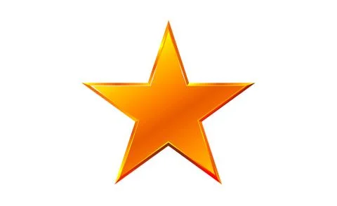 Gold star Stock Illustration