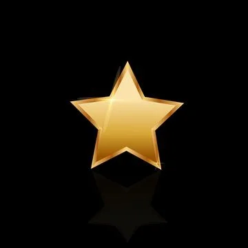 Gold star Stock Illustration