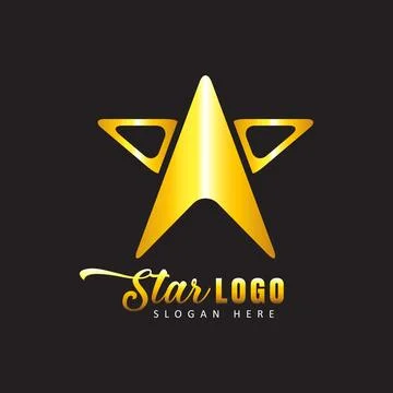 Gold star Stock Illustration