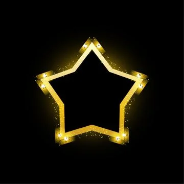 Gold Star Stock Illustration
