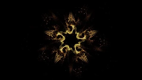 Gold star rotated Stock Footage 75391171