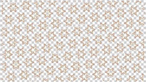 Gold Star Scatter Seamless Pattern on White Texture イラスト素材