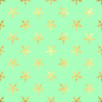 Gold star seamless pattern. Abstract modern seamless pattern with gold confet Stock Illustration