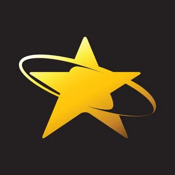 Gold star vector design Stock Illustration