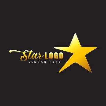 Gold star vector Stock Illustration