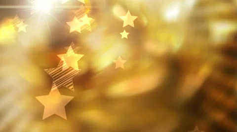 Gold Stars Stock Footage 50776443