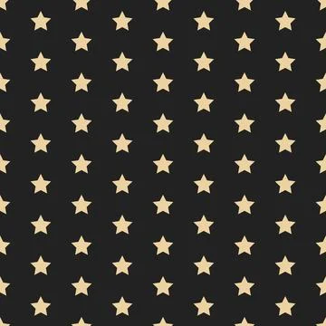 Gold stars Seamless pattern on dark background luxury elegant star texture Illustrazione stock