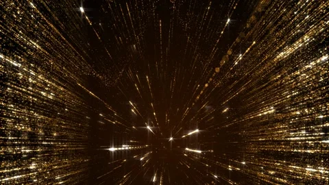 Gold Streaks Stock Footage 166462776