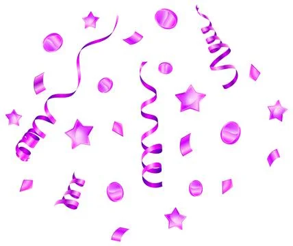 Gold Streamer Stock Illustration