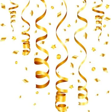 Gold Streamer Ilustración de archivo