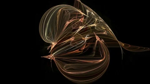 Gold strings abstract loop motion background Stock-Footage 70686870