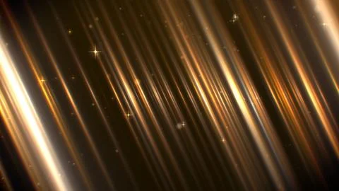 Gold stripe lights Stock Illustration