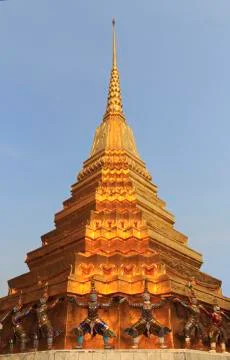 Gold stupa Stock Photos