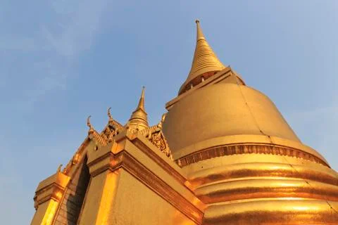 Gold stupa Stock Photos