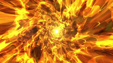 Gold swirl particle loop animation Video stock 240791222