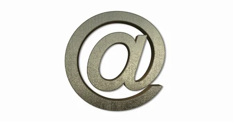 Gold At Symbol Rotation Loop Stock Footage 113134945