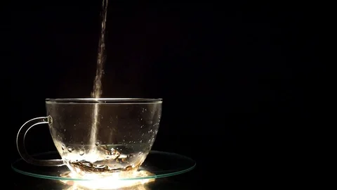 Gold tea Stock Footage 117337368